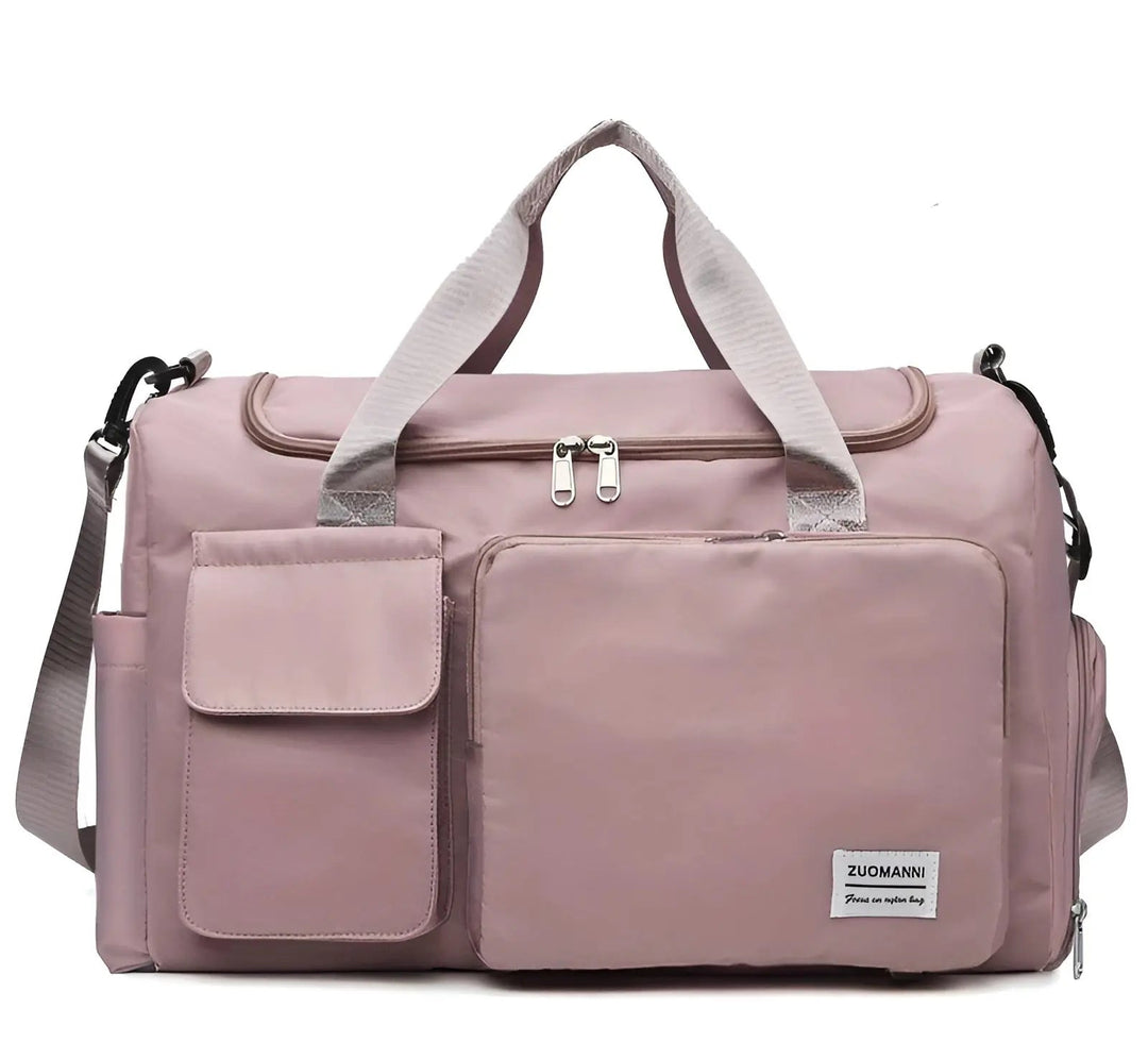 Stilvolle Wochenendtasche, unisex, wasserdicht, als praktische Reisetasche für kurze Ausflüge.