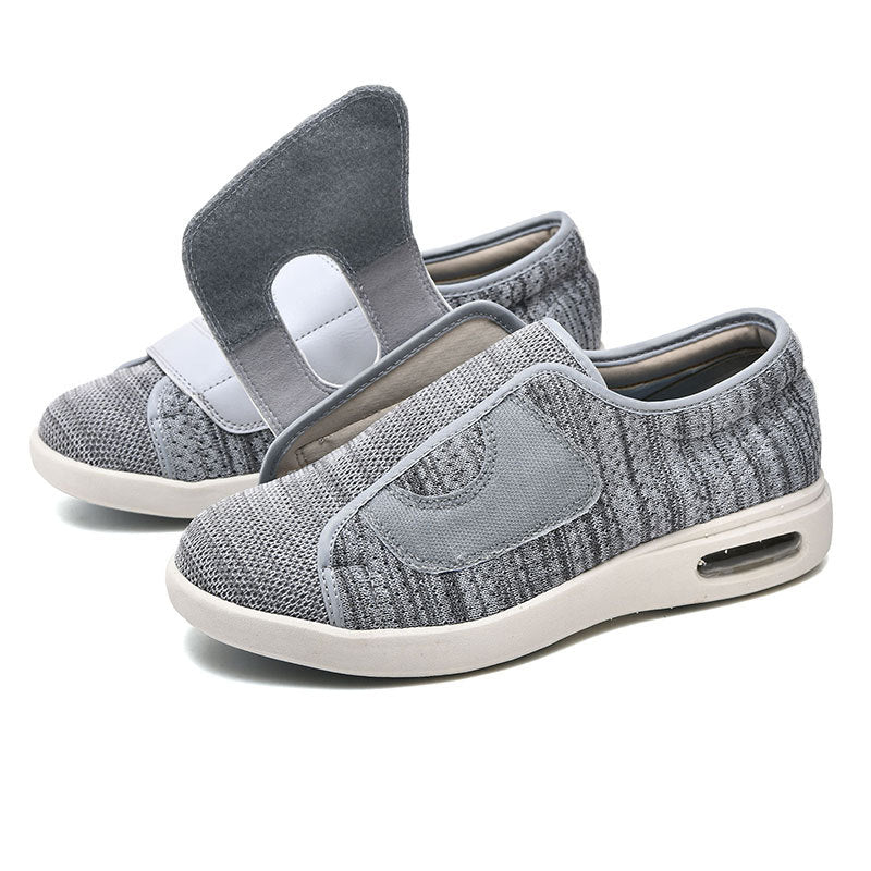 Diabetische Wandelschuhe ComfortPlus für breite, geschwollene Füße mit Klettverschluss für optimalen Komfort.