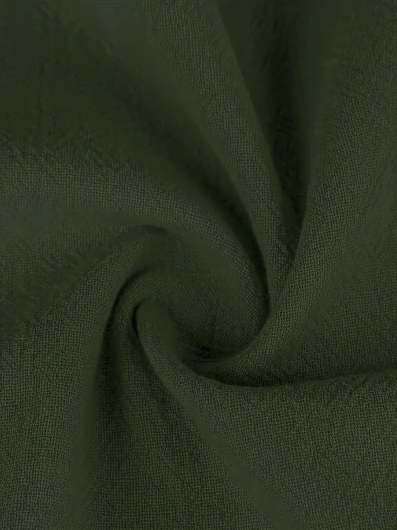 Damen Sommer-Midikleid, locker geschnitten, mit praktischen Taschen.