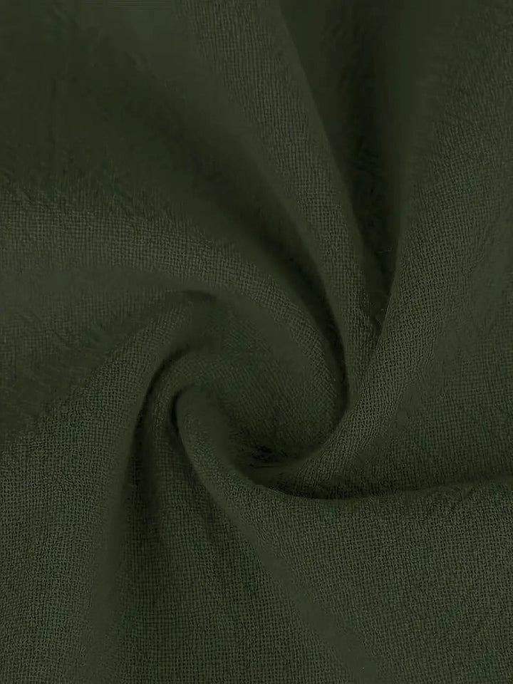 Damen Sommer-Midikleid, locker geschnitten, mit praktischen Taschen.