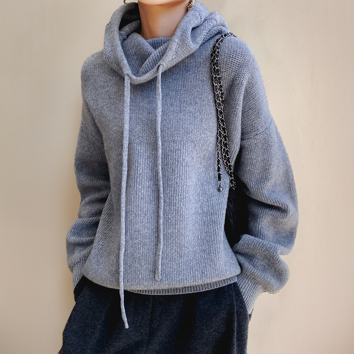 Klassischer, eleganter Damen Rollkragenpullover aus Merinowolle, perfekt für Wintermode.