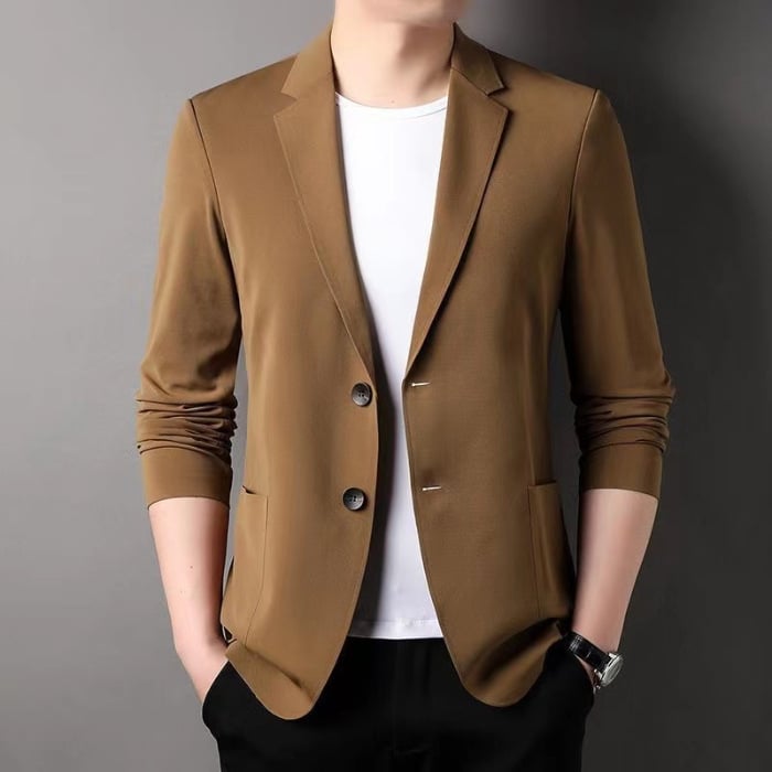 Eleganter Slim Fit Herren Sakko für Business-Meetings, Büro oder Smart Casual Anlässe. Moderne Passform.