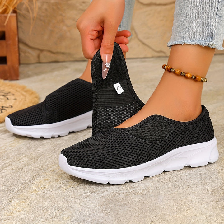 Rutschfeste Damen Alltagsschuhe, Slip On Sneaker für Damen, verstellbar und extra bequem.