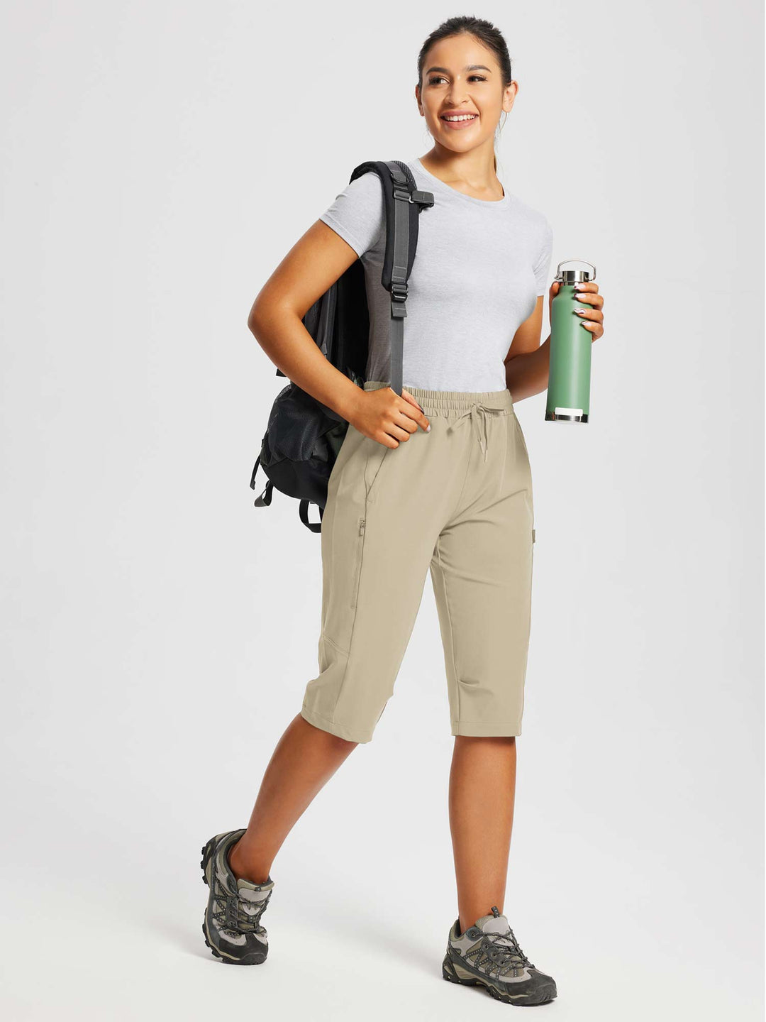 Stilvolle & funktionale Damen Capris für Outdoor, Sport & Freizeit, mit UPF 50+.