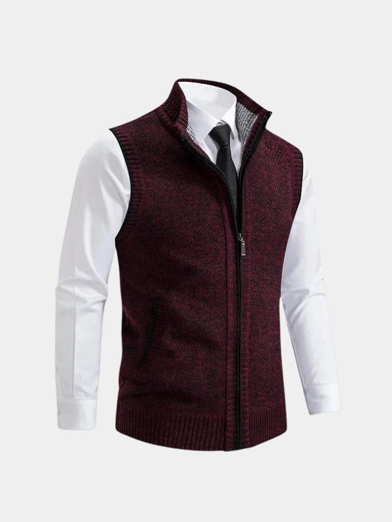Vielseitiges Herren Gilet, eleganter minimalistischer Schnitt, passt zu Business, Freizeit & smart casual.