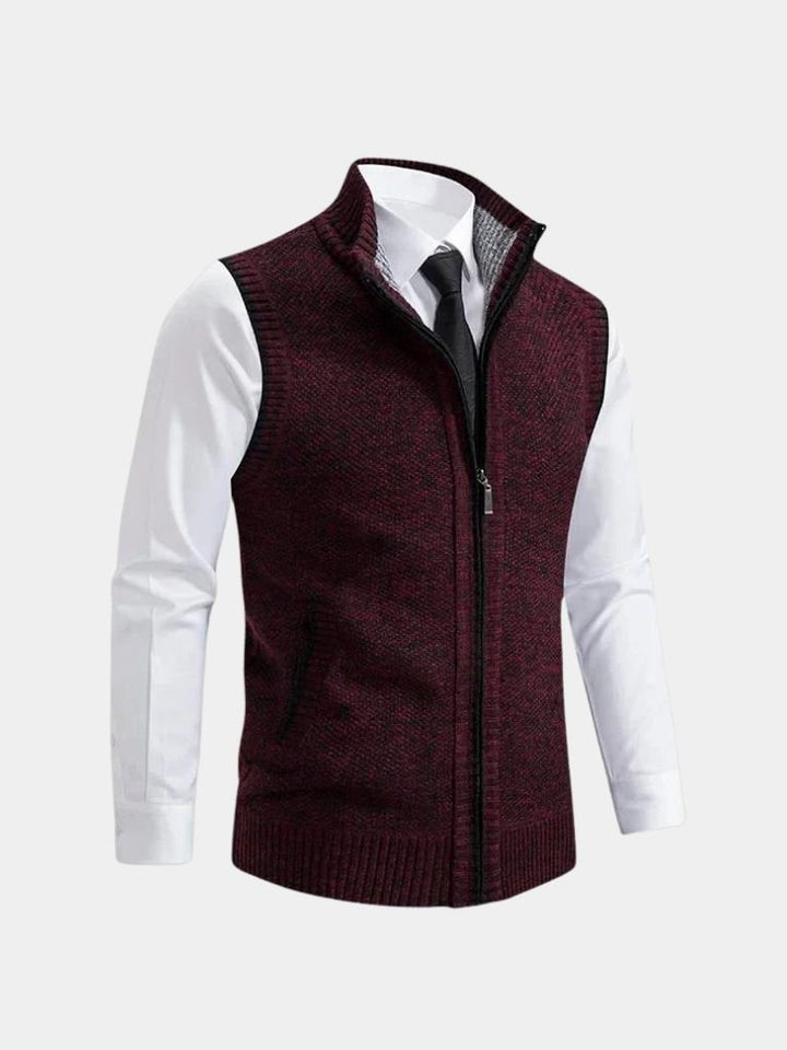 Vielseitiges Herren Gilet, eleganter minimalistischer Schnitt, passt zu Business, Freizeit & smart casual.