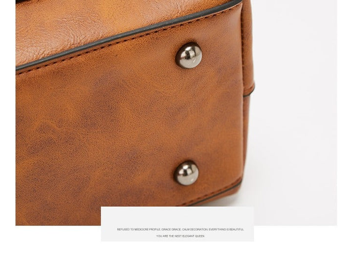 Praktische und elegante Damen Schultertasche Ralaana in Braun; die perfekte Begleiterin für jeden Tag.