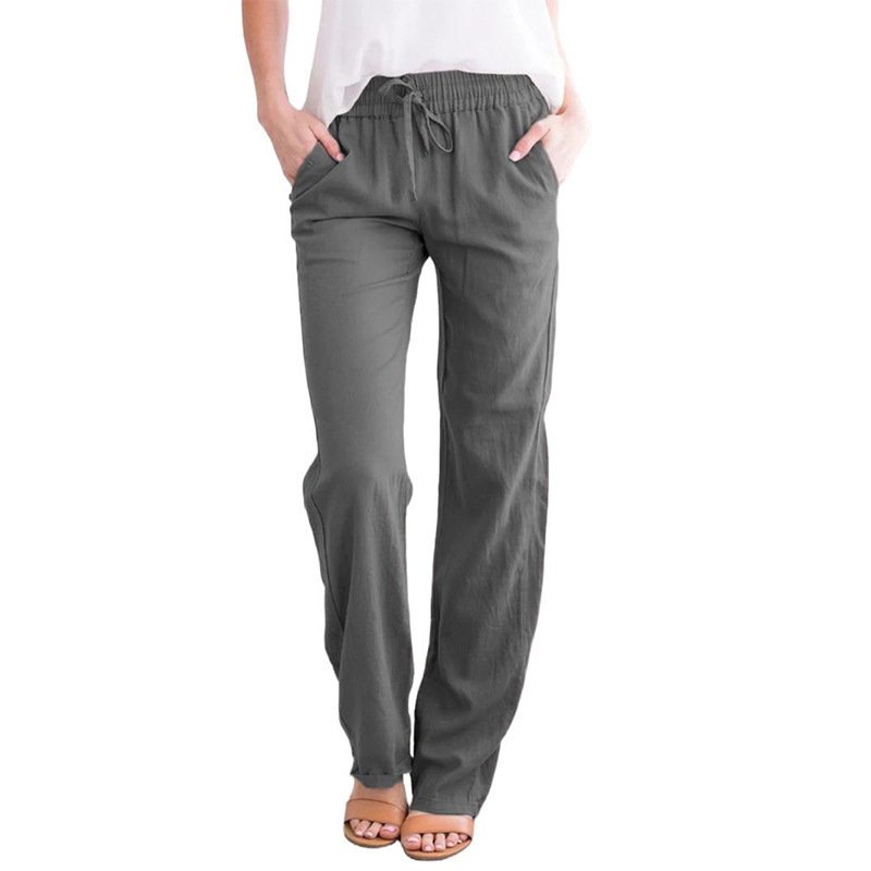 Leichte, atmungsaktive Damenhose, ideal als elegante Sommerhose. Bequem für Freizeit & chic für Damenmode.