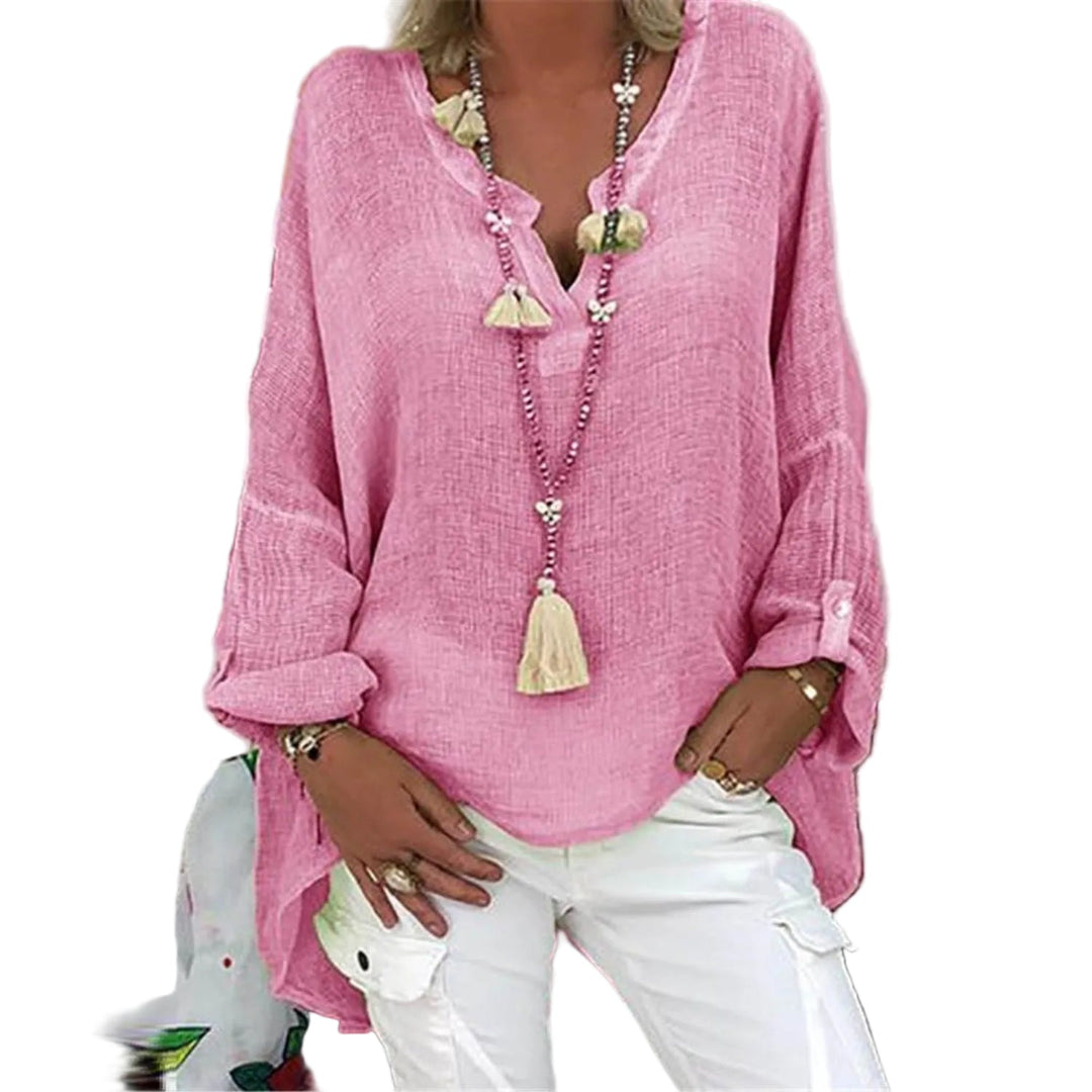 Damen-Bluse, elegant geschnitten, bequem und vielseitig kombinierbar für verschiedene Outfits. Klassisches Top.