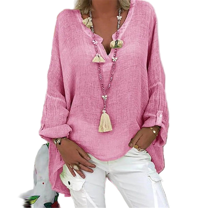 Damen-Bluse, elegant geschnitten, bequem und vielseitig kombinierbar für verschiedene Outfits. Klassisches Top.