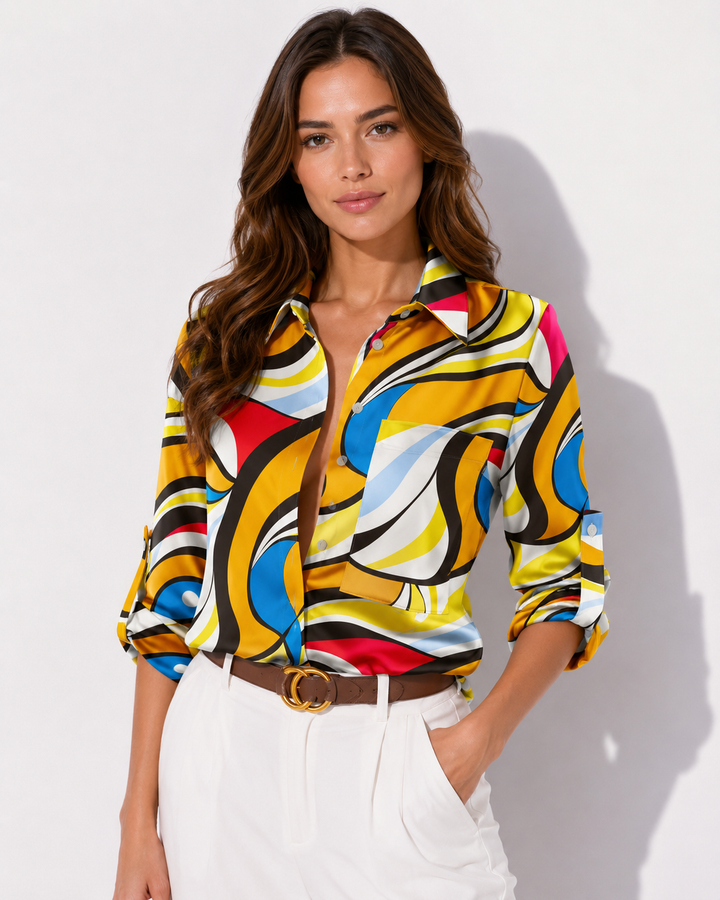 Feminine Damenbluse, elegant & komfortabel, ideal für stilvolle Outfits.