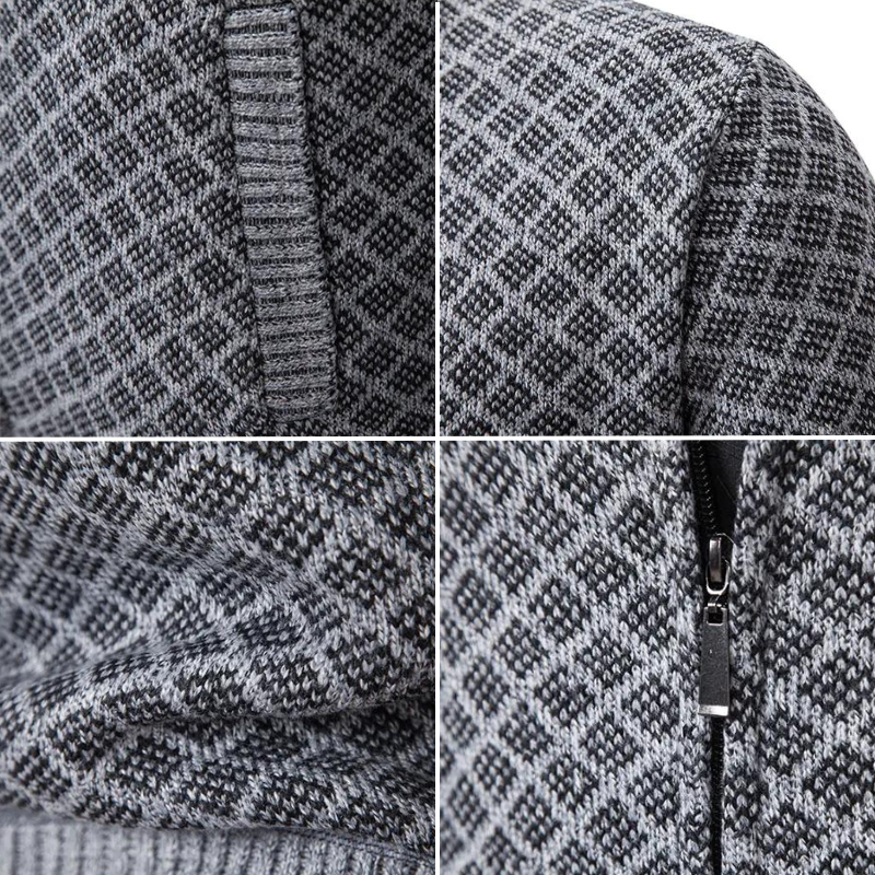 Zeitlose Herren Übergangsjacke in Anthrazit, warm und bequem. Perfekte Jacke für den Übergang zwischen den Jahreszeiten.