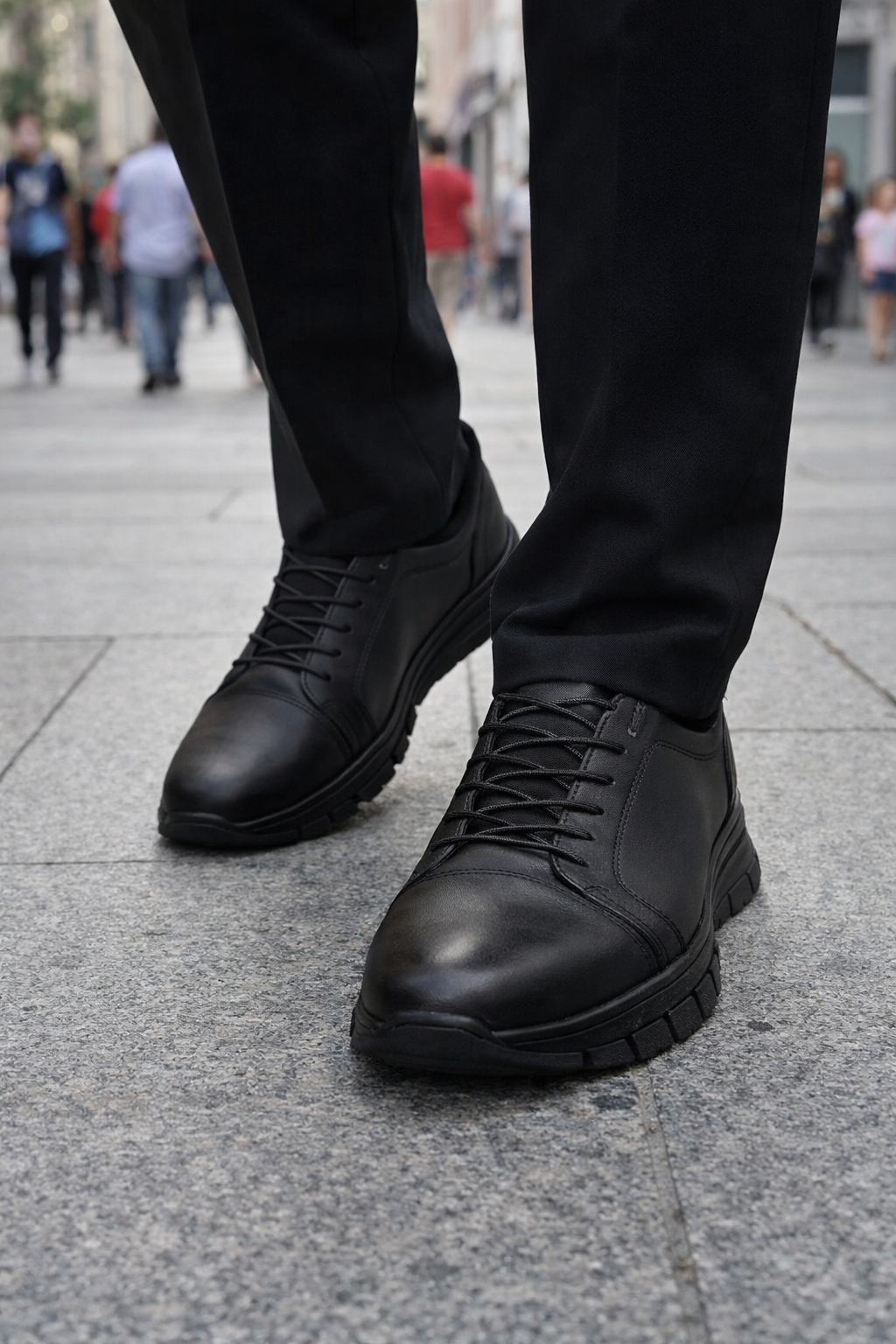 Elegante Herren Schnürschuhe aus Leder für Business & Freizeit; bequeme, klassische Männerschuhe.