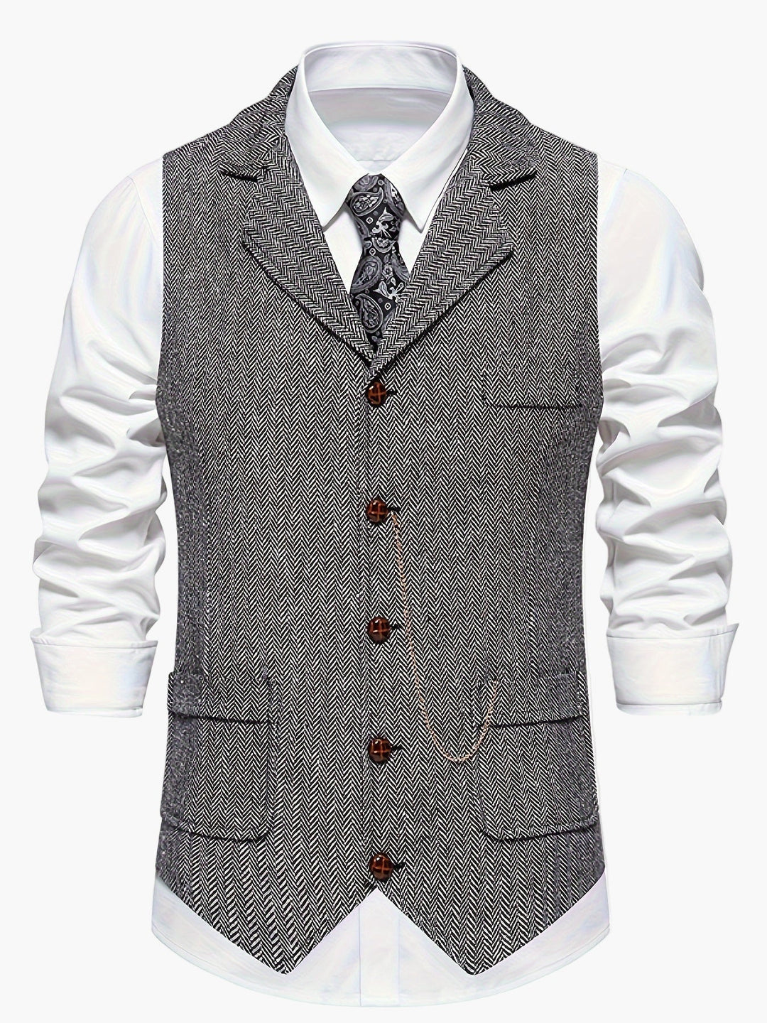 Stilvolle Herrenweste, perfekt für einen eleganten Business-Look oder festliche Abende.