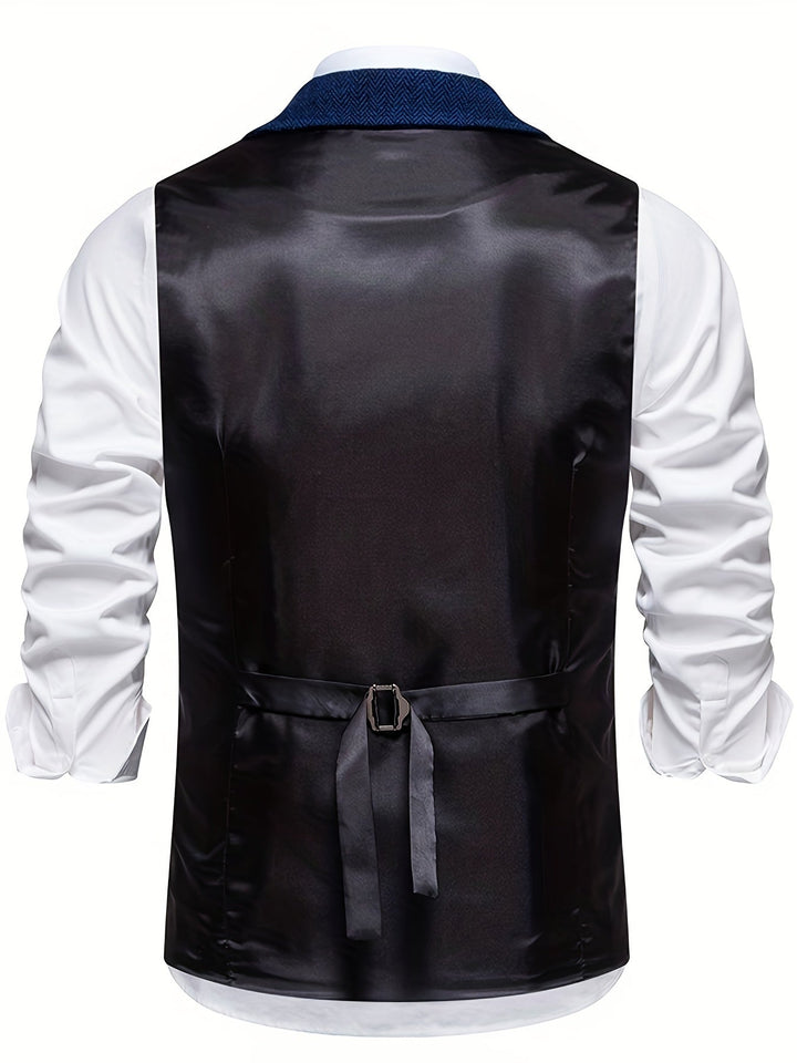 Zeitlose Business-Weste für Herren, perfekt für einen eleganten und professionellen Look.