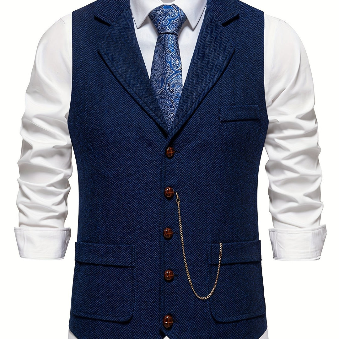 Elegante Businessmode: Herrenweste in edlem Design für den stilvollen Auftritt.