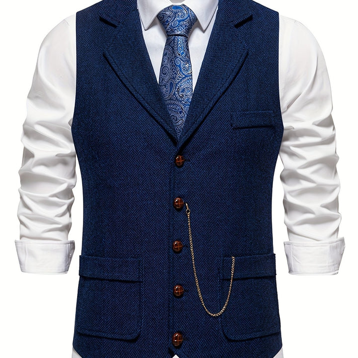Elegante Businessmode: Herrenweste in edlem Design für den stilvollen Auftritt.