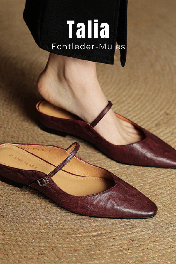 Rutschfeste spitze Damen Pantoletten. Elegante Mary Jane Damenschuhe, bequem für Büro & Freizeit.