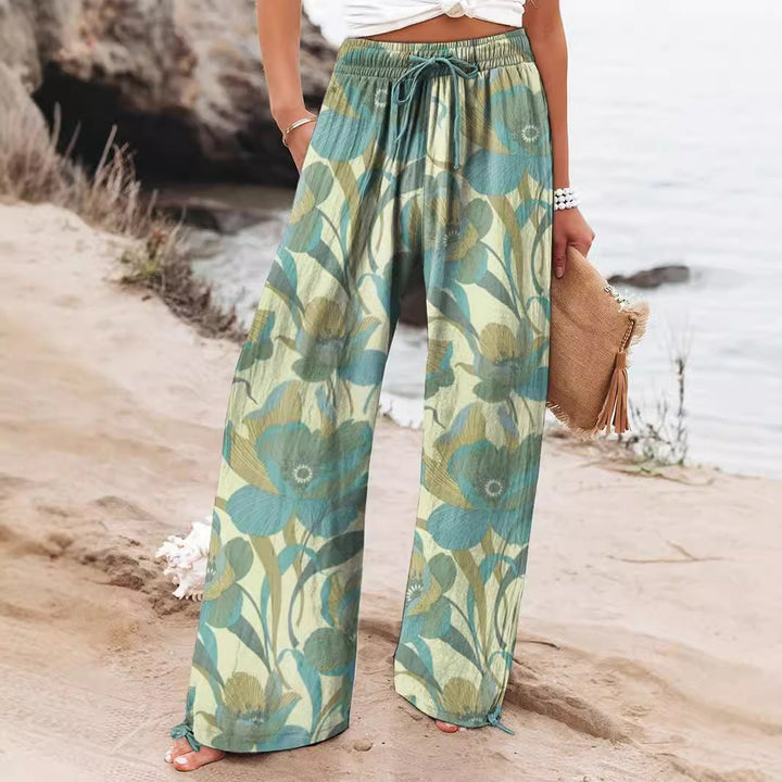 Damen Weite Hose Emilia: Stilvoll, bequem, elegant. Perfekt für Alltag, Büro & Freizeit.
