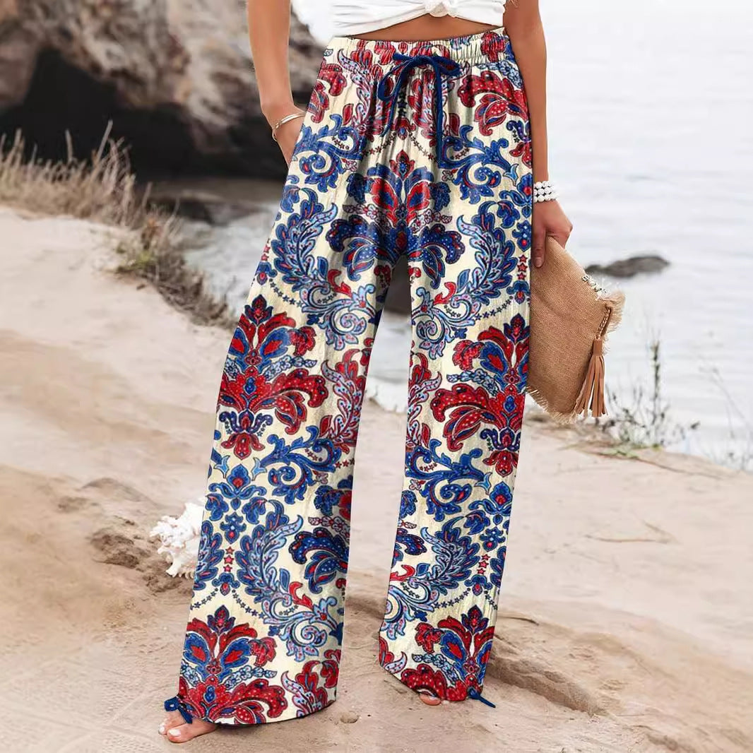 Komfortable weite Hose Emilia für Damen. Ideal als Freizeithose, Sommerhose & Alltagshose.