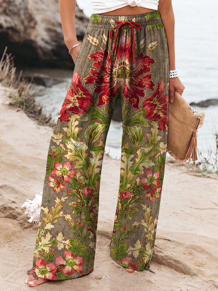 Trendige weite Damenhose Emilia. Kombiniert Stil & Komfort. Perfekt als Freizeithose.
