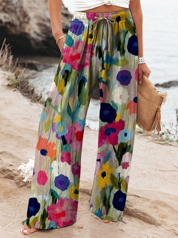 Stilvolle weite Damenhose Emilia. Modisches Statement für jede Garderobe. Komfortable Eleganz.