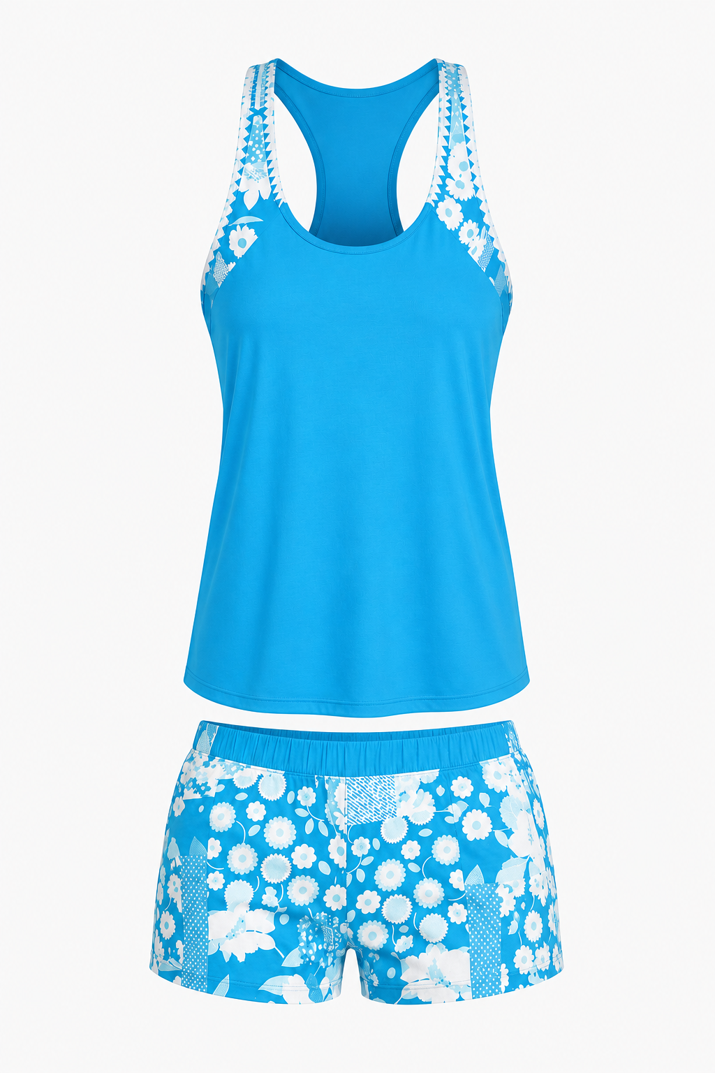 Stilvoller Damen Zweiteiler-Badeanzug, ideal für Schwimmen & Strandurlaub. Figurfreundlich & elegant.