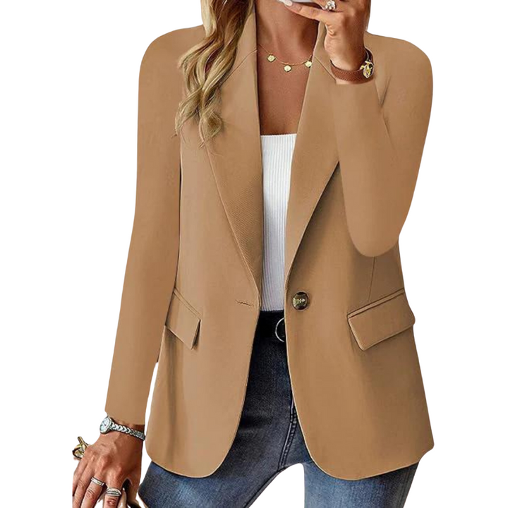 Eleganter Damen Blazer mit präziser Passform in klassischem Schwarz. Ein Must-have für seriöse Business-Looks.