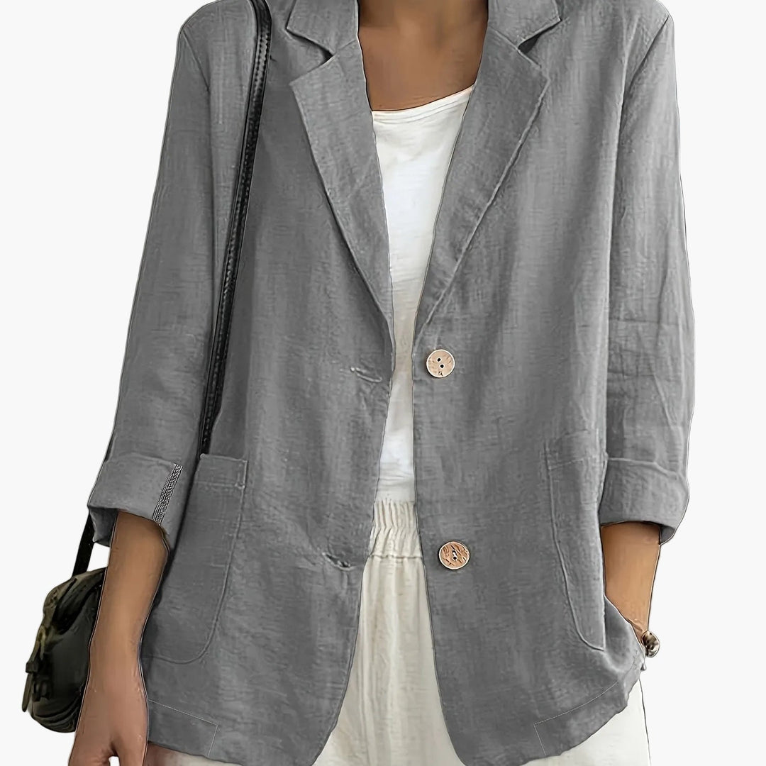 Chicer Damen Business Blazer, verleiht Ihrem Outfit Eleganz für Büro & gehobene Freizeit.