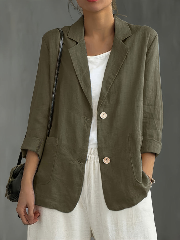 Vielseitiger Damen Business Blazer, ideal als Freizeit Jacke, für Büro & festliche Anlässe.