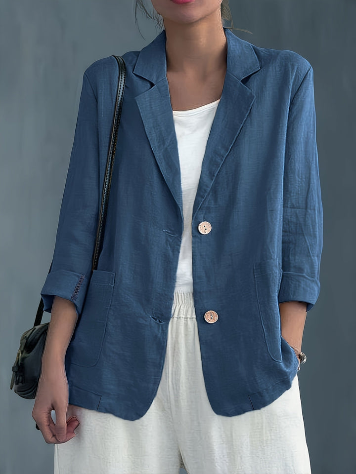 Bequeme Damen Freizeit Jacke, eleganter Blazer für stilvolle Alltags- und Frühlingsmode.