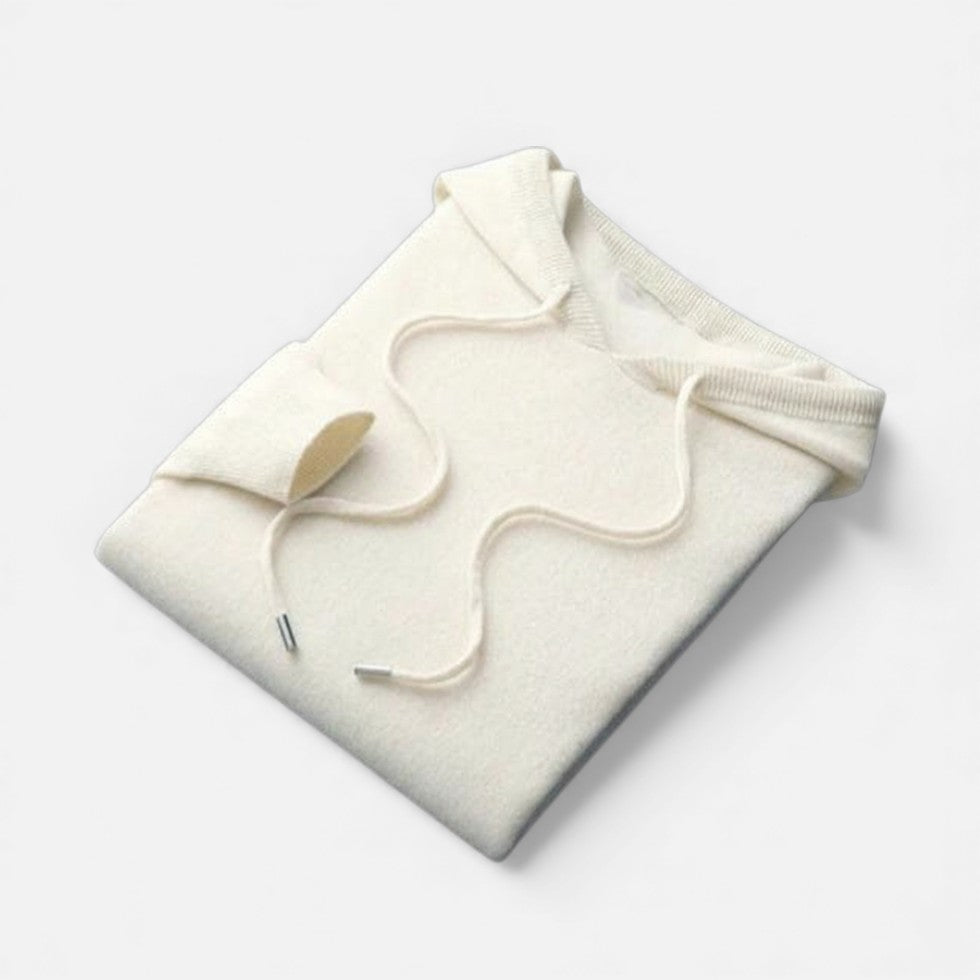 Moderner Damen Hoodie mit Kapuze, vielseitiges Oberteil in Unifarbe für lässige Looks.