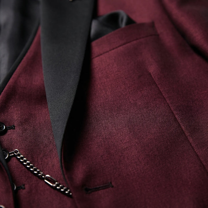 Klassischer, eleganter Herrenanzug Slim Fit für Hochzeiten, Business & formelle Feiern. Mit Weste.