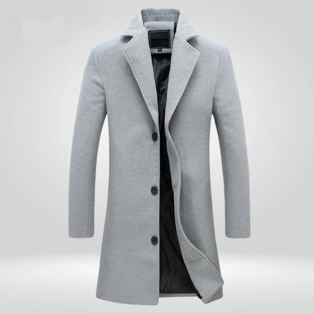 Stilvoller Herrenmantel für Herbst, ideal als Übergangsmantel, Business oder Freizeit, hochwertige Qualität, moderne Männer Mode.