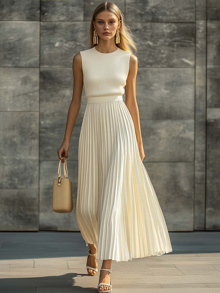 Stilvolles langes Damen Maxikleid, perfekt als Hochzeitsgastkleid oder für festliche Sommerpartys. Fließendes Design.