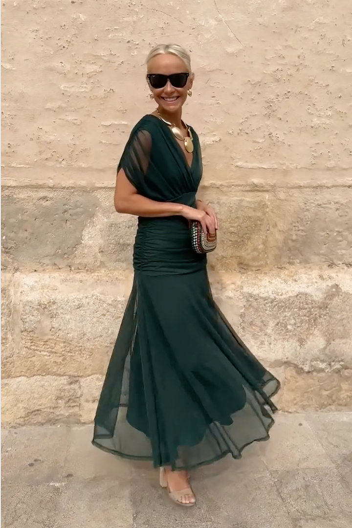 Formelles Damen Maxikleid, bequem & stilvoll, perfekt als elegantes Festkleid für Abendveranstaltungen.