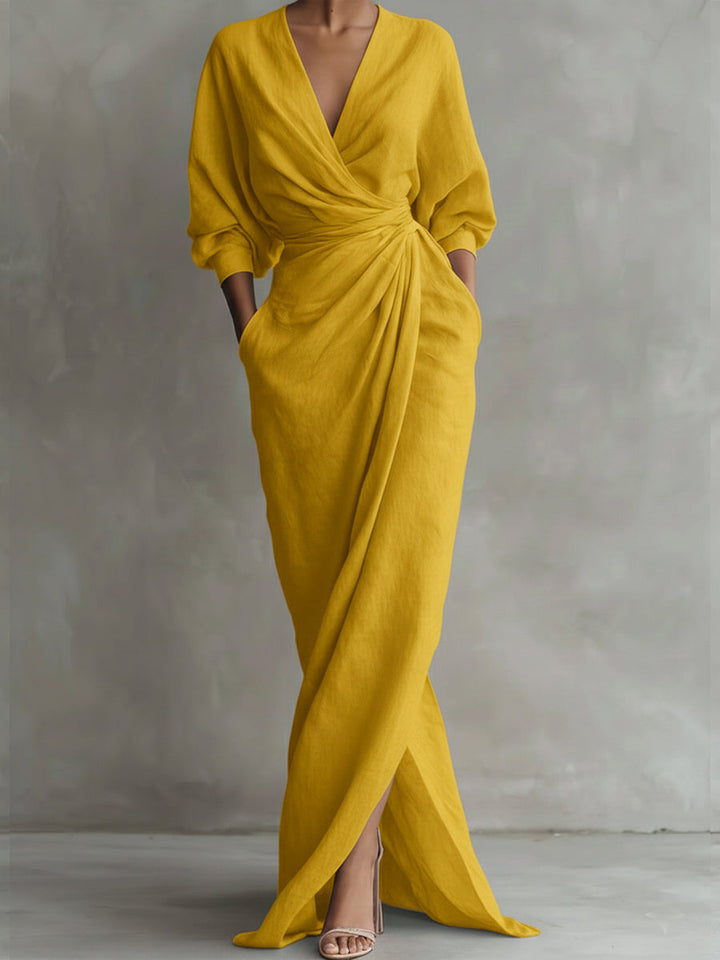 Modisches Damen Festkleid für Herbst & Hochzeiten. Bequemes, elegantes Design, perfekt für eine stilvolle Garderobe.