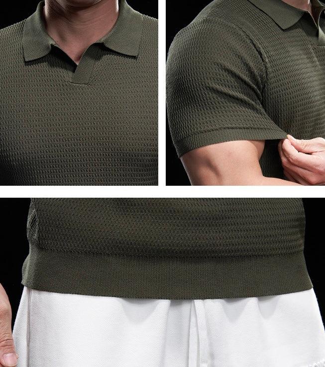Hochwertiges Herren Poloshirt, elegant und modern. Komfortables, kurzärmliges Oberteil für Büro & entspannte Tage.