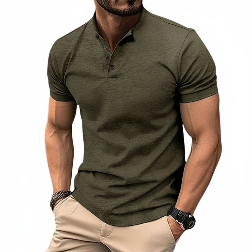 Elegantes Herren Poloshirt kurzarm, ideal für Freizeit & Business Casual. Komfortables und stilvolles Oberteil.