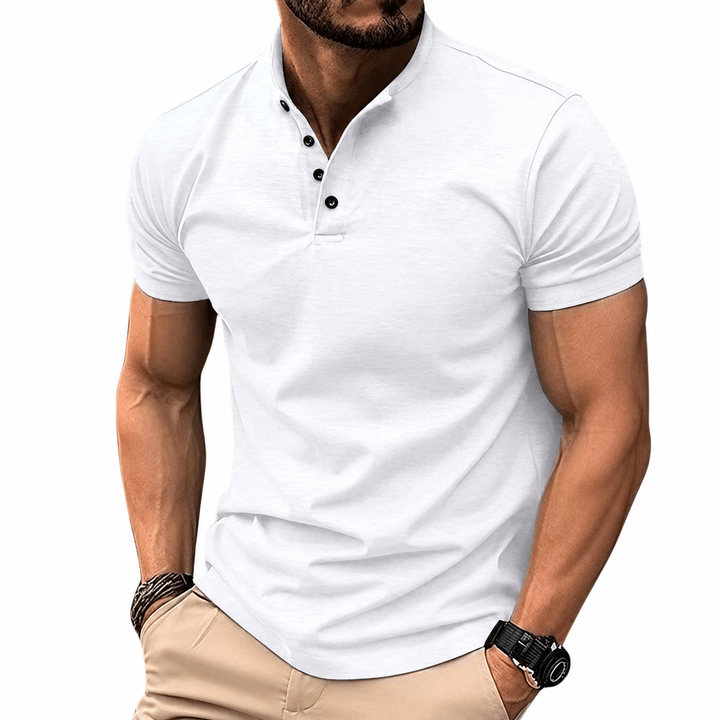 Vielseitiges Herren Poloshirt kurzarm für Sommer, Freizeit & Business Casual. Komfortable Herrenmode.