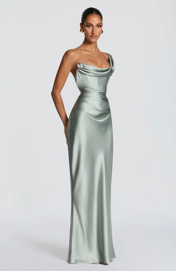 Exquisites One Shoulder Abendkleid, Damen Maxikleid für einen unvergesslichen Auftritt.