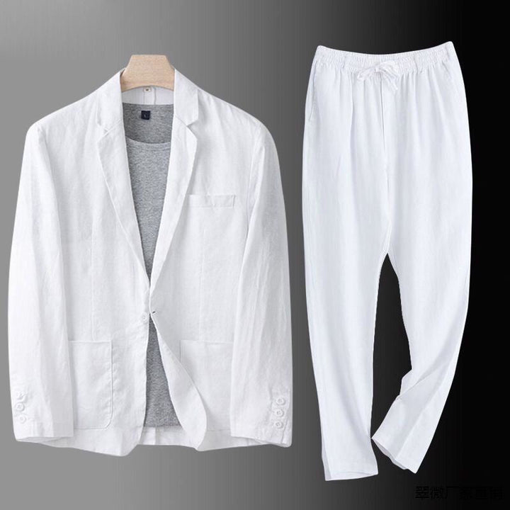 Modisches zweiteiliges Herren-Herbst-Set, warm & schick. Ideal für kühle Abende.
