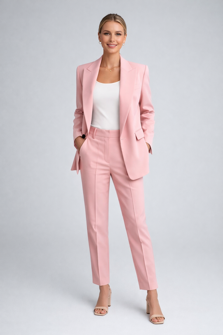 Chic & bequem: Damen Hosenanzug als Freitzeitanzug oder formeller Business-Look. Vielseitiger Zweiteiler.
