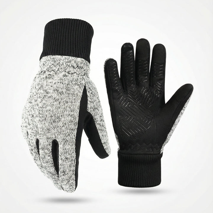 Warme ThermoFit Winterhandschuhe in Schwarz, windabweisend & atmungsaktiv für Outdoor-Aktivitäten.