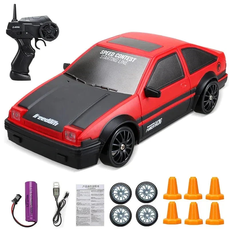 Ferngesteuerter Mini Drifter im Renndesign, perfekt für spannende Drifts & actionreichen Fahrspaß.