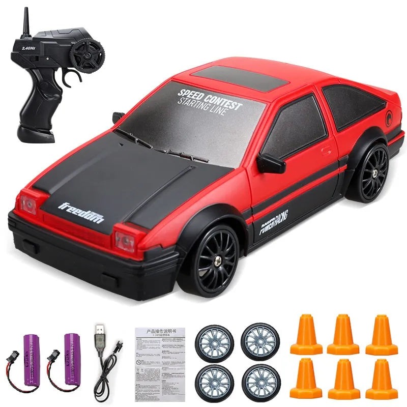 Dynamischer Mini Drifter, RC Rennwagen, ferngesteuertes Modellauto für spannende Manöver.