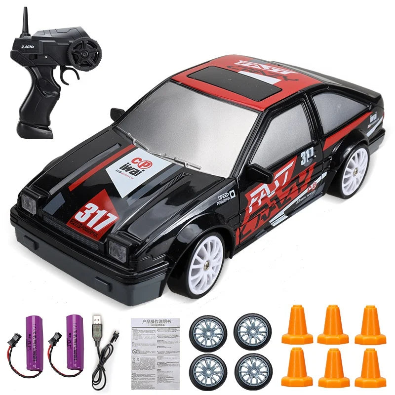 Hoher Spielwert: Mini Drifter RC Auto, unterhaltsames Drift Spielzeug mit Fernsteuerung.