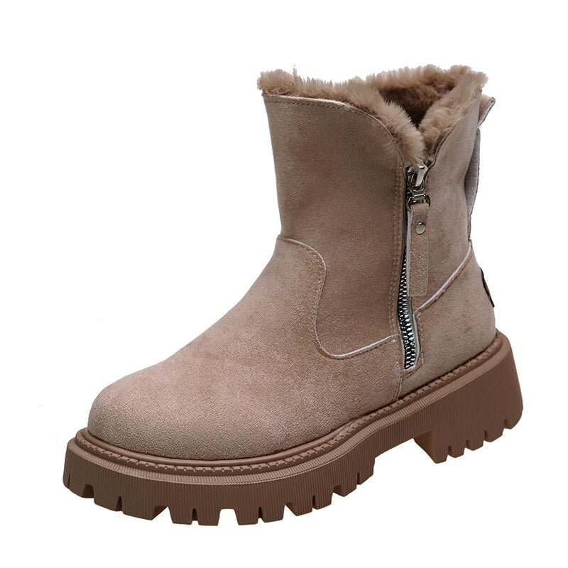 Super warme Fütterung der Damen Winterstiefeletten. Optimaler Komfort & Schutz vor Kälte im Winter.