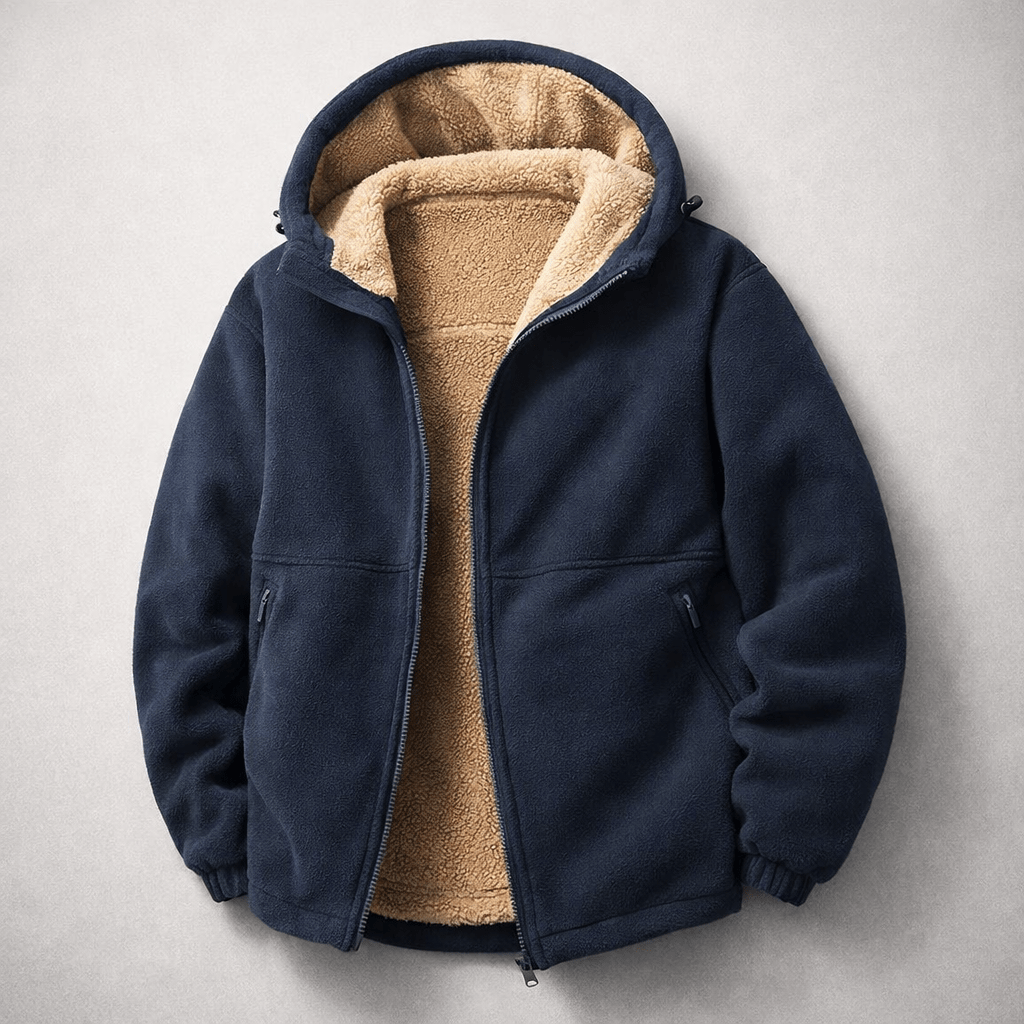 Aktive Herren Outdoor-Winterjacke, grün, robust, wetterfest und isolierend für Sport & Freizeit.