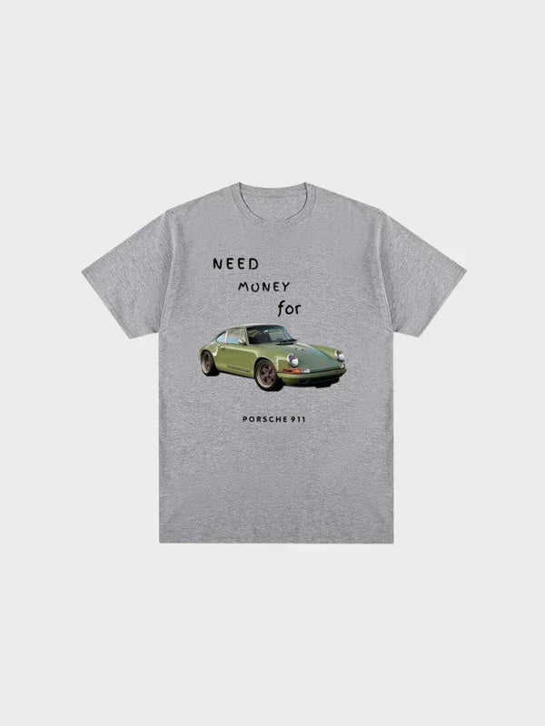 Lässiges Unisex Shirt mit ikonischem Porsche 911 Spruch. Perfektes Geschenk für Autofans und Sommer-Outfits.